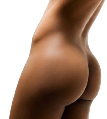 fotografia de cuerpo de chica desnudo despues de operarse las nalgas